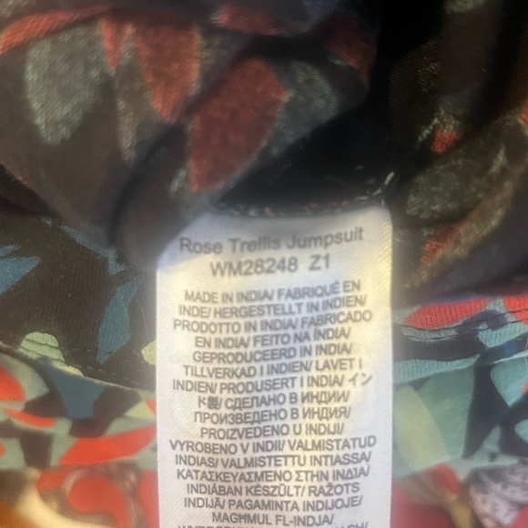 SEASALT CORNWALL Rose Trellis Wide Leg Jumpsuit - Picture 7 of 8